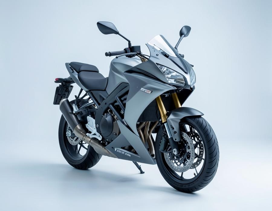 A modern motorcycle